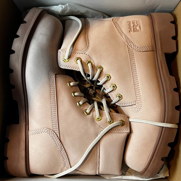 NWB Timberland Pro 6 Sawhorse Safety Toe‎ Boots Pink Nude Unisex Size W10 M8 main image 8